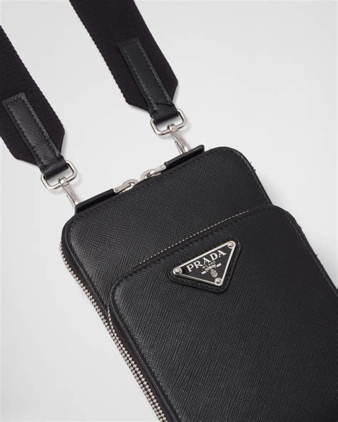 prada saffiano leather smartphone case|Men's Re.